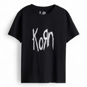 Korn Graphic Black/White T-Shirt